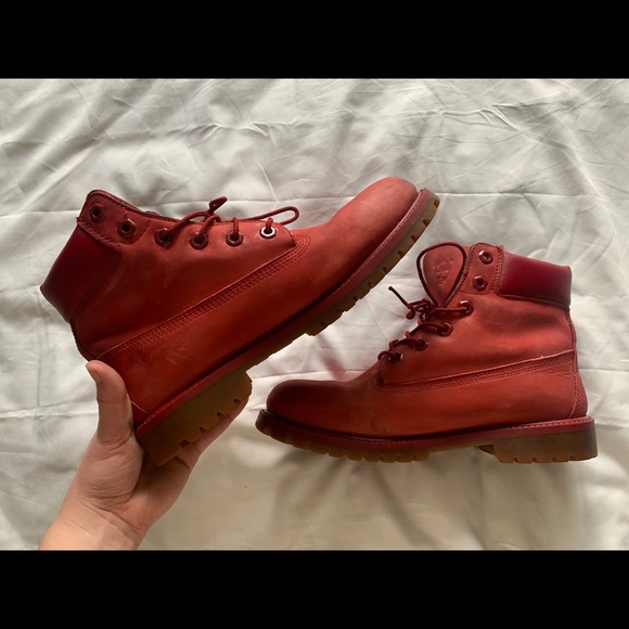 Timberland Shoes - Ruby Red Timberland Boots
